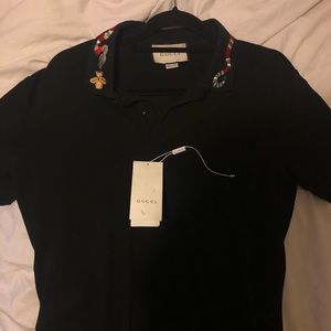 Authentic W/ tag Gucci  Polo T shirt Men small